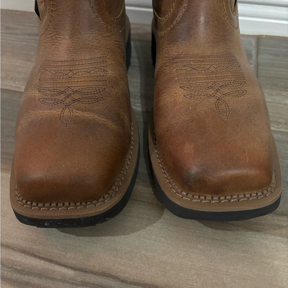 Justin Lathey Nano Composite Square Toe Work Boot… - image 3